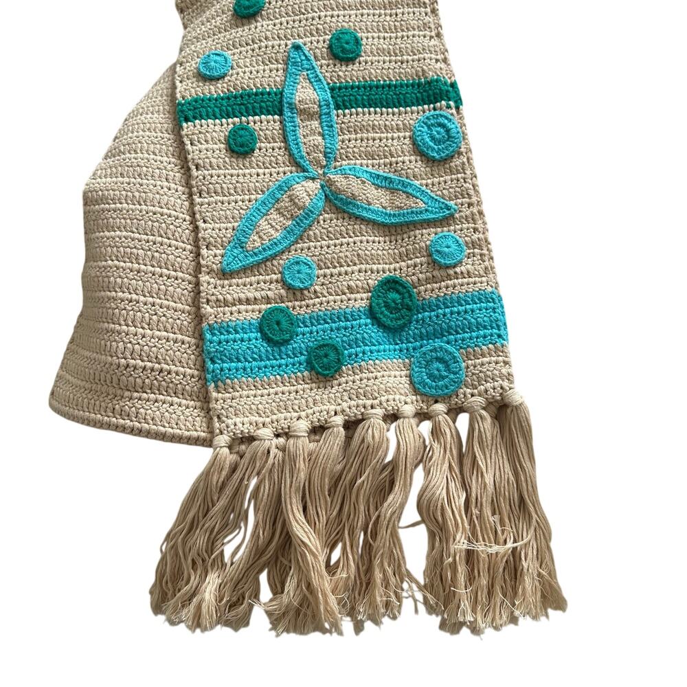Samantha Treacy Woven Statement Scarf Wrap - Coastal Grandmother, Artisan - Picture 6 of 7